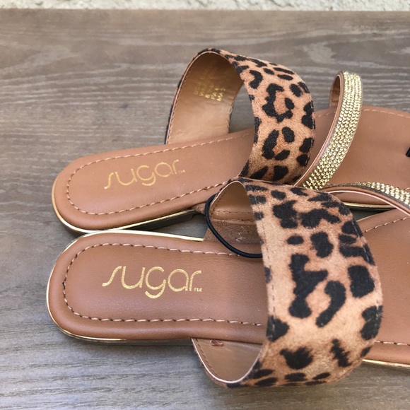 Sugar Flats Sandals Women’s Animal Print 8.5 S New - Picture 12 of 12